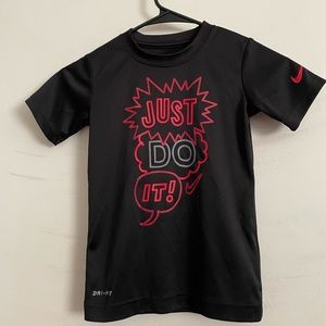 Nike Little Boys Black Short Sleeve tee NWOT